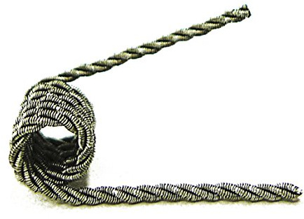 10x Coil vorgewickelte Fertigcoils Widerstand Draht KA1 Ni80 316L Selbstwickler Ohm Draht Wicklung Subohm Wickeldraht (10x Hoffa Coil, KA1 0,45 Ohm)