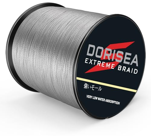 Dorisea Extreme Flaid 100% Pe 300 m/328 yards flätad fiskelina 2,7-250 kg test fisketråd fiskesträng-nötningsbeständig otrolig superline noll stretch liten diameter