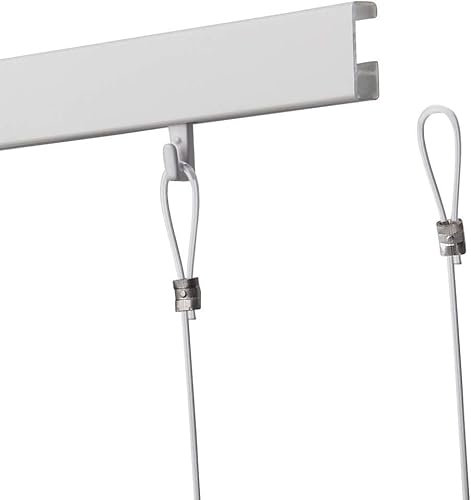 SOFT-RAIL® 10 St. Perlonseile 1,50 m, mit Schlaufe, Ø 2,0 mm, für Galerieschienen