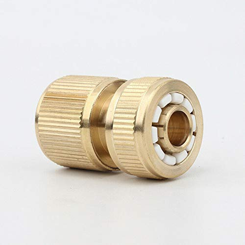 SUPERTOOL Metall-Schlauchadapter, Schlauchkupplung, Wasserhahn-Anschluss, goldfarben, 1,27 cm für Schlauch, Kupferrohr (6 Stück)