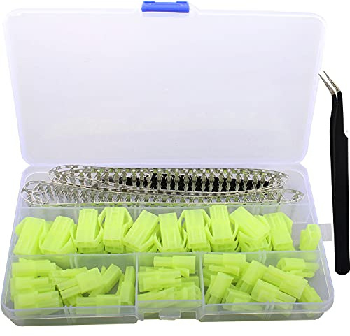 RUNCCI-YUN 30 Sets 2 Pin mini tamiya stecker und buchsen stecker,Männlich Weiblich tamiya stecker für Lipo Akku Led Car kompatibel zuRC Modellbau