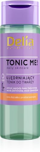 Delia Cosmetics - Tonic Me - Tonico Rassodante - Pelli Mature con Discromie - Retinolo, Pantenolo, Acido Ialuronico - Riduce Rughe, Leviga, Lenisce, Idrata - Cosmetici Vegani - 200ml