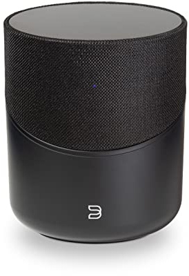 Bluesound Pulse M Omni-Hybrid kabelloser Musikstreaming-Lautsprecher mit Bluetooth - Schwarz - kompatibel mit Alexa und Siri