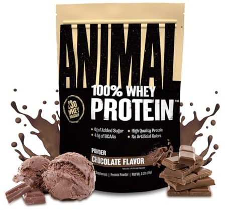 Animal 100% Whey Protein Powder – Whey Blend for Pre- or Post-Workout, Recovery or an Anytime Protein Boost– Low Sugar – Chocolate, 1 kg
