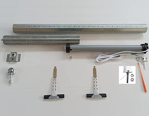 Kit Tapparelle elettriche 40 kg 20 Nm Varie Misure Disponibili RULLO e STAFFA REGOLABILE Motore per tapparelle Completo di Accessori (da 80 cm a 115 cm)
