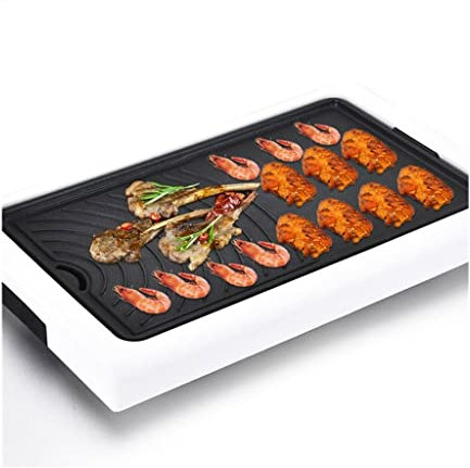 Samnuerly Sartén para Hornear eléctrica Separable Sartén para Hornear eléctrica Horno eléctrico Multifuncional Antiadherente (Color : White, Size : 40.5x25cm) (White 40.5x25cm)