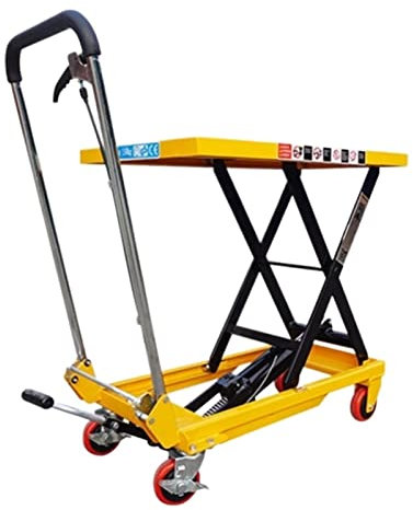 Auto a piattaforma idraulica manuale mobile, sollevamento elettrico, 150 kg, sollevamento, trasporto, spinta del conducente, carico e scarico dell'auto SUNBING (Color : PTZ150)