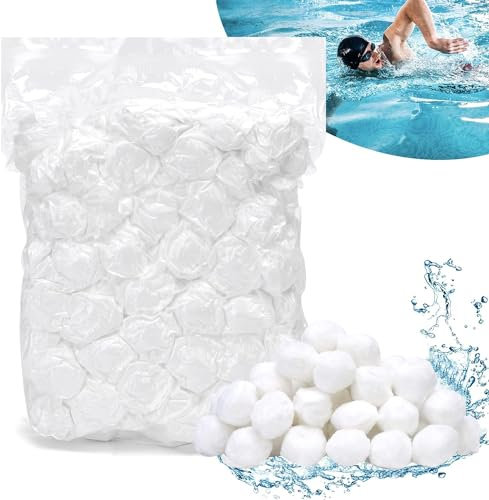 cyclingcolors filterbälle Pool filtermaterial sandfilteranlagen Pool Balls Filter White poolroboter poolsauger, 700g