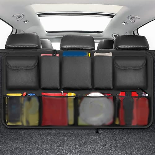 XWSBUDE Kofferraum Organizer Tasche, für FIAT 500X 2015 Wasserdicht Multifunktionale Kofferraumtasche Faltbare Hinteren Kofferraum Aufbewahrungstasche