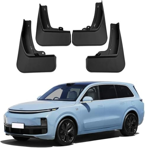 WIEBXCS 4 Pezzi parafanghi per Auto - Adatto per Leading Ideal L9 2022-2024 Parafanghi Anteriori e Posteriori Parafanghi paraspruzzi per Ruote
