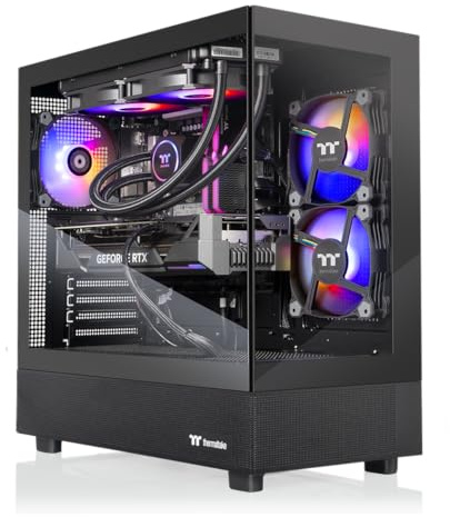 Thermaltake LCGS View u2670-270 Gaming Desktop (Intel® Core™ Ultra 7 265KF, ToughRam 32GB DDR5 6400MT/s RGB Memory, NVIDIA GeForce® RTX 5070, 1TB NVMe M.2, WiFi, Windows 11) V27B-B860-570-LCS