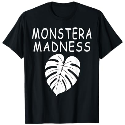 Monstera Madness Monstera Deliciosa Swiss Cheese Plant T-Shirt
