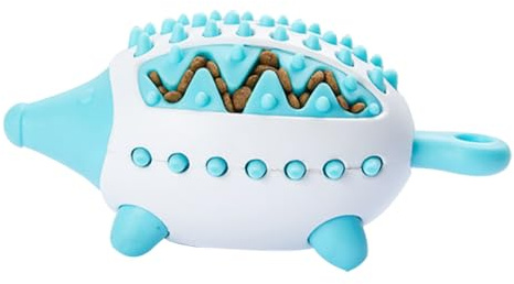 Gatuida Verschleißfestes Welpen Kauspielzeug Kompakter Zahnpflegeball für Hunde Langlebiges Hundespielzeug zur Zahnreinigung und Beschäftigung Blau