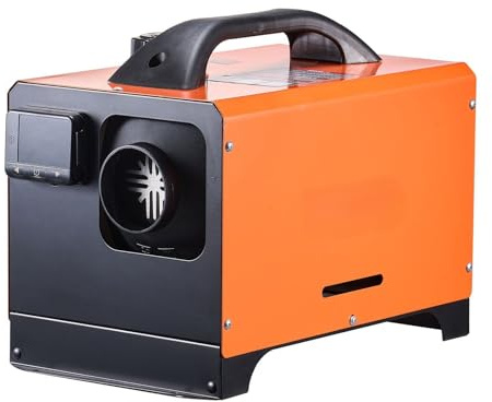 Riscaldatore d'aria diesel da 8 kW, riscaldatore da parcheggio portatile da 12 V/24 V con interruttore LCD e telecomando, efficiente, basso consumo, riscaldamento rapido e silenzioso per camper, cam