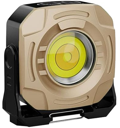 Penlimly Lámpara De Trabajo Recargable - Luz de Trabajo Portátil 2400LM 360 Grados Rotativa para Automoción - Linterna Exterior para Gimnasio Construcción Mecánica Inspección Nocturna