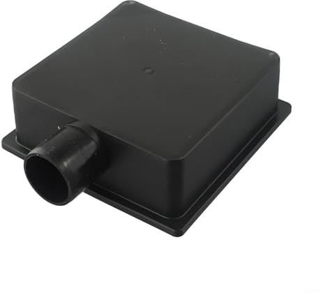 Oniissy Low Profile Catch Basin Drain Kit with 5.1ft Flexible Pipe for Underground Water Storage and Rainwater Management in Gardens, Patios and Walkways