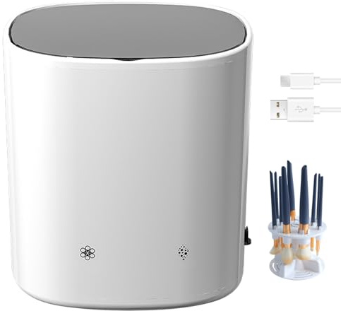 Makeup Brush Cleaner Machine, Electric Makeup Brush Cleaner Dryer, USB Charging Automatic for Sponge, Puffs, Cosmetic Brushes..