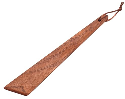 Spatola in legno - Spatola portatile, piatta in legno con manico lungo, Palette in per friggere, Utensile per ribaltare antigraffio resistente al calore Utensili per girare Raschi