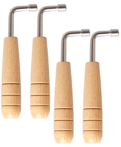 GETAJGHSD Lyra Harfen Stimmgerät 4 Stück Stimmschlüssel aus Widerstandsfähigem Material für Leierharfen und Saiteninstrumente Zubehör für Musiker