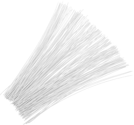 Totority 1000pcs 0.45mm Galvanized Wire Plastic Coated Garden Wire Plant Twist Tie Wreath Making Climbing Plant Support