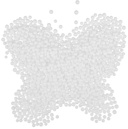 NAMOARLY Partículas de Espuma de Relleno para Sillones y Cojines, Bolitas de Color Claro de 10-12 Mm, Bolsa de 250 G, Relleno Flexible para Sofá, Decoración y Manualidades en Hogar y