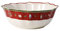 Villeroy & Boch – Toy's Delight Ensaladera/ Fuente de Servir Rojo y Blanco, Apto para Microondas, Plato Hondo Navidad, Decoración Navidad, Navidad Mesa, Bol, Cuenco, Vajilla, Premium Porcelain