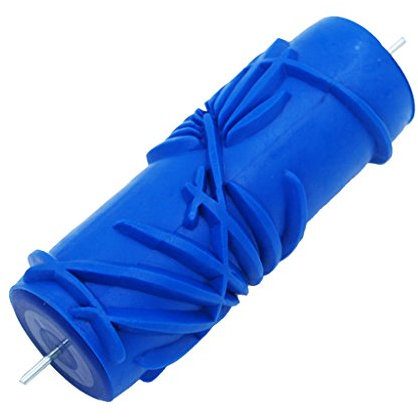 Fenteer Embossing Flower Patterned Paint Roller Sleeve Decorative Texture Roller for Wall Painting Machine - #12, as described