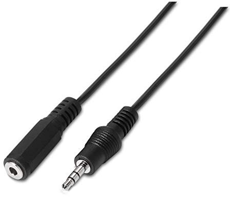 aisens A128 – 0146 – 3 m stereoljudkabel med Jack 3.5, svart