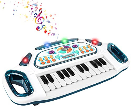 Shayson Toddler Piano Toy Keyboard, Multifunctional Baby Piano Girl Toys for Kids, Birthday Gifts for 1-6 Years Old Boys and Girls Gifts
