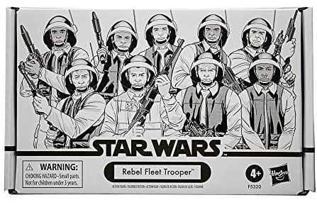 Star Wars Hasbro The Vintage Collection Rebellenflotte Trooper, 9,5 cm große Entertainment Figuren, Kids ab 4 Jahren, F5320FF1, Multi