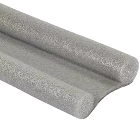 QOXEZY Under Door Draft Stopper, burlete para puertas tira universal, junta inferior de la puerta, anti-insectos, antipolvo y antiruido Door Seam Strips-gris