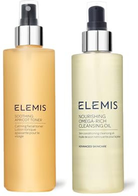 Elemis beruhigender Aprikosentoner 200ml mit nahrhaften Omega-reichen Reinigungsöl 195m