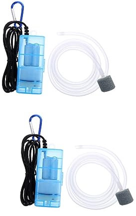 BESPORTBLE 2 Stücke Mini Fischpumpe Angetrieben Belüfter Pumpe Für Aquarium Aquarium Tank Batterie Betrieben Pumpe