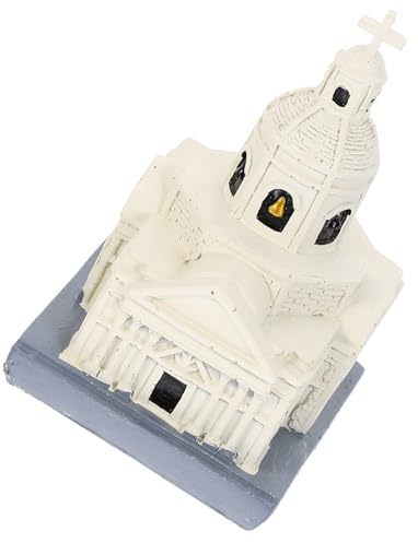 MUSISALY Modelo De Catedral Mesa Adorno Resina para Decoración De Hogar Accesorio Multifuncional para Mesa Arena Inspiración Arquitectónica Histórica para Eventos y Espacios Interiores