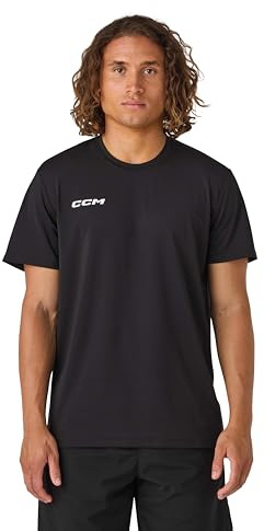 CCM Premium lätt träning t-shirt, för vuxna, svart, L
