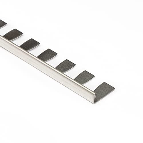 Fuchs Design biegsames Winkelprofil Edelstahl gebürstet, 10mm x 250cm