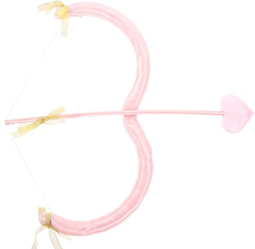 Arc Et FlèChes De Cupidon De La Saint-Valentin Accessoire De Costume LéGer Et Portable pour Cosplay FêTe d'anniversaire Spectacle Scolaire 16.5X5.9X0.8 Pouces