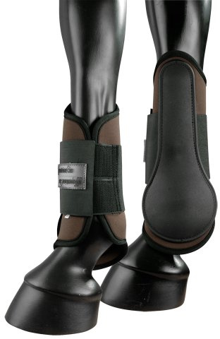 PFIFFsoft Gamaschen mit festem Löffel, braun S