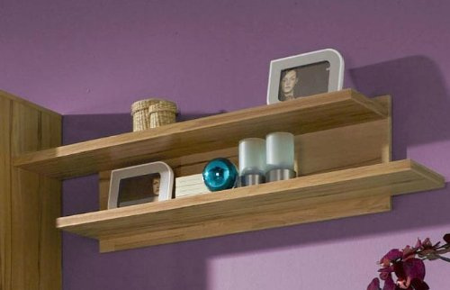 Wandboard Regal Bücherregal Ablage Kernbuche teilmassiv geölt 3442-7