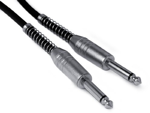 Snakebite 0.3m / 1ft Professional Guitar/Instrument Cable. TS Jack to Jack Lead. Suitable for guitar & bass effects, keyboards etc