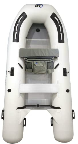 Inflatable Sport Boats Killer Whale 10.8' Aluminum Floor – Fishing Boat with Heat-Welded PVC – Inflatable Boat Easy Setup & Lightweight – 15HP Motor Compatibility – Includes Bench Seat & Carry Bag