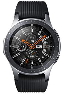 Samsung Galaxy Watch SM-R800, Reloj inteligente con SAMOLED GPS, Pantalla táctil, Plata, 46 mm