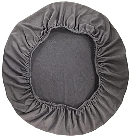 D DOLITY Stretch Stuhlbezug Stuhlhusse Stuhlüberzug Husse für Stuhl Hocker - Grau