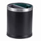 VINN DUNN 8 Litre Metal Recycling Bin for Hotel/Guest Room/Office with 2 Removable Plastic Inserts Black
