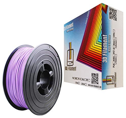 OWL-Filament 3D-Drucker PLA 1,75mm 1kg Spule Rolle (Blau Lila)