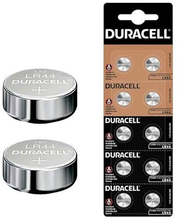 Lot de 10 piles bouton alcalines LR44/A76/V13GA 1,5 V