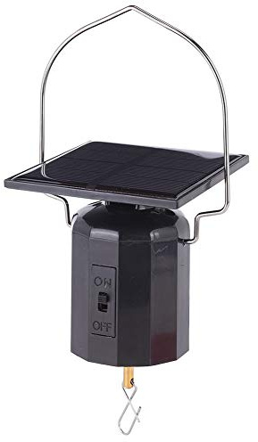 Mrisata Moteur éolien à énergie Solaire, Moteur Rotatif Mobile, Petit Tourneur Automatique pour Carillons éoliens, Attrape-, Jardin Extérieur à énergie Solaire