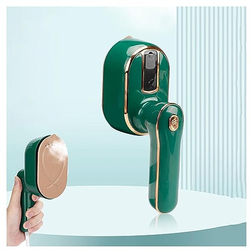 Mini Fer a Repasser Couture, Diffuseur Parfum Maison Electrique 100ml,Chauffage 20s,Poignée Pliable,Humide Et Sec, Mini Fer à Repasser Couture pour Voyages D'affaires Domicile,Green