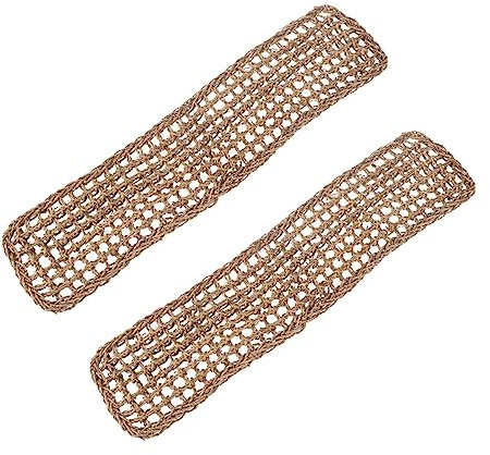 DRESSOOS 2st Haustier Hängematte Klettern Reptil Seegras Liege Eidechsenleiter Bartagame Hängematte Seegras-eidechsen-hängematte Reptichip Terrarium- Terrarien Glas Hängesessel Seetang