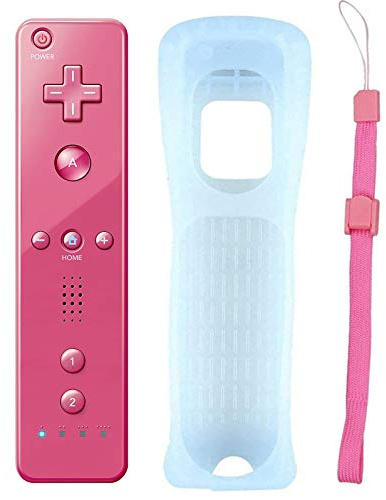 Mribo telecomando wii, controller wii con custodia in silicone e cinturino da polso, per Nvidia Shield, Nintendo Wii e Wii U